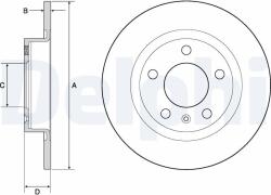 DELPHI Disc frana DELPHI BG4675 (BG4675) - fixbox