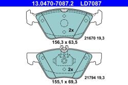 ATE Set placute frana ATE 13.0470-7087.2 (13.0470-7087.2)