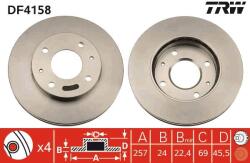 TRW Disc frana TRW DF4158 (DF4158) - fixbox
