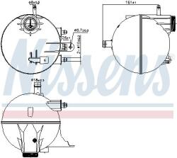 NISSENS Vas de expansiune, racire NISSENS 996295 (996295)