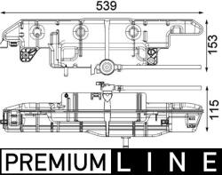 MAHLE Vas de expansiune, racire MAHLE CRT 100 000P (CRT 100 000P)