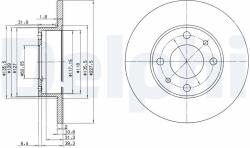 DELPHI Disc frana DELPHI BG2147 (BG2147) - fixbox