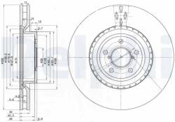 DELPHI Disc frana DELPHI BG3818 (BG3818) - fixbox