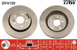 TRW Disc frana TRW DF4150 (DF4150) - fixbox