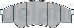 DELPHI Set placute frana DELPHI LP2060 (LP2060)