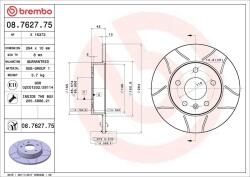 BREMBO Disc frana BREMBO 08.7627. 75 (08.7627.75)