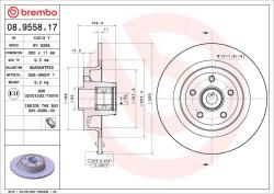 BREMBO Disc frana BREMBO 08.9558. 17 (08.9558.17)