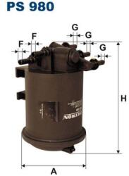 FILTRON Filtru combustibil FILTRON PS 980 - fixbox