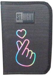 St. Majewski Penar neechipat 1 fermoar 2 extensii Majewski, Gama St. Right, Colectia Pastel K-Pop 2025, PC-03, 21x14x3.5 cm (5903235682346) Penar