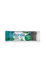 Monge MONGE Gift Skin Support Meat Bars, XS-XL, Somon și Aloe Vera, punguță recompense funcționale fără cereale câini, piele & blană, 40g