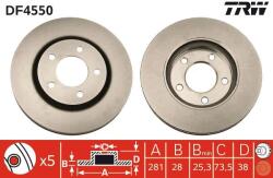 TRW Disc frana TRW DF4550 (DF4550) - fixbox