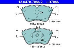 ATE Set placute frana ATE 13.0470-7086.2 (13.0470-7086.2)