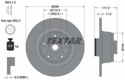 TEXTAR Disc frana TEXTAR 92309003 (92309003)
