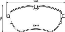 TEXTAR Set placute frana TEXTAR 2264403 (2264403)