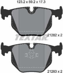 TEXTAR Set placute frana TEXTAR 2128201 (2128201)