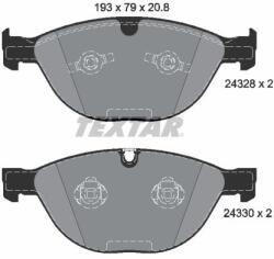 TEXTAR Set placute frana TEXTAR 2432801 (2432801)