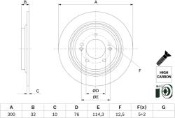 Bosch Disc frana BOSCH 0 986 479 H01 (0 986 479 H01) - fixbox