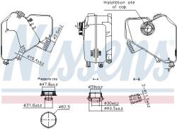 NISSENS Vas de expansiune, racire NISSENS 996322 (996322)