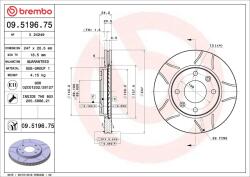 BREMBO Disc frana BREMBO 09.5196. 75 (09.5196.75)