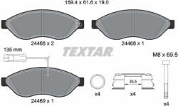 TEXTAR Set placute frana TEXTAR 2446807 (2446807)