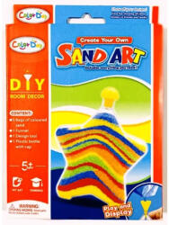 Set jucarii creative, nisip colorat, Steluta (dg_31)
