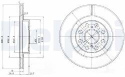DELPHI Disc frana DELPHI BG3825 (BG3825) - fixbox