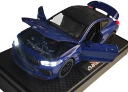 DIECAST Bmw seria 8, M8 Coupe (F92) Blue 2019 (Replica) cu led-uri si sunete scala 1/321/43 (37616)