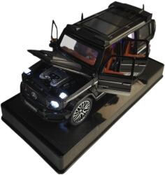 DIECAST Mercedes Benz G klass Brabus (Replica) Black cu led-uri si sunete scala 1/321/43 (37555)