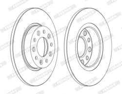 FERODO Disc frana FERODO DDF1450C (DDF1450C)