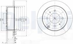 DELPHI Disc frana DELPHI BG4010 (BG4010) - fixbox