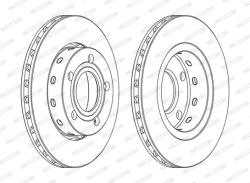 FERODO Disc frana FERODO DDF1887C (DDF1887C)