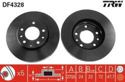 TRW Disc frana TRW DF4328 (DF4328) - fixbox