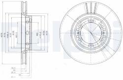 DELPHI Disc frana DELPHI BG4132 (BG4132) - fixbox
