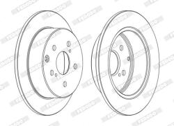 FERODO Disc frana FERODO DDF1704C (DDF1704C)
