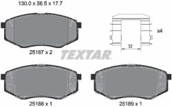 TEXTAR Set placute frana TEXTAR 2518701 (2518701)