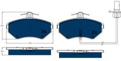 TRW Set placute frana TRW GDB1366BTE (GDB1366BTE)