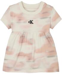 Calvin Klein Jeans gyerek ruha narancssárga, mini, harang alakú, IN0IN00297 - narancssárga 92