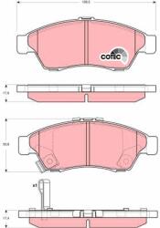 TRW Set placute frana TRW GDB3290 (GDB3290)
