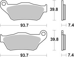 BREMBO Set placute frana BREMBO 07065XS (07065XS)