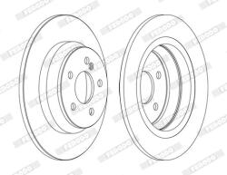 FERODO Disc frana FERODO DDF1675C (DDF1675C)