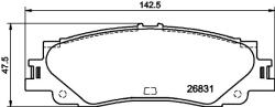 TEXTAR Set placute frana TEXTAR 2683101 (2683101)
