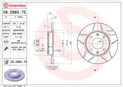 BREMBO Disc frana BREMBO 08.2985. 75 (08.2985.75)