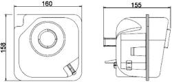 MAHLE Vas de expansiune, racire MAHLE CRT 28 000S (CRT 28 000S)