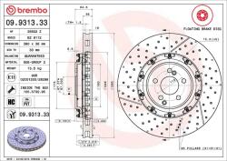 BREMBO Disc frana BREMBO 09.9313. 33 (09.9313.33)