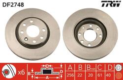 TRW Disc frana TRW DF2748 (DF2748) - fixbox