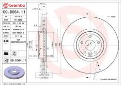 BREMBO Disc frana BREMBO 09. D064.11 (09.D064.11)