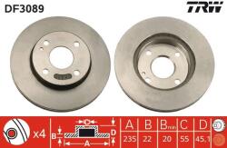 TRW Disc frana TRW DF3089 (DF3089) - fixbox