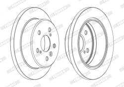FERODO Disc frana FERODO DDF1598C (DDF1598C)