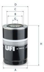 UFI Filtru ulei UFI 23.745. 00 (23.745.00) - fixbox