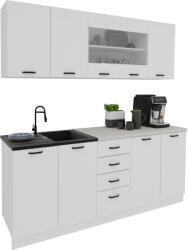 haaus Bucatarie Riga, Alb, L 200 cm (925451)